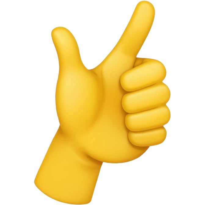 thumbs up emoji, positive and bold emoji