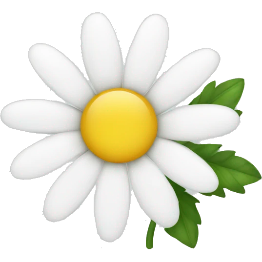 white daisy emoji