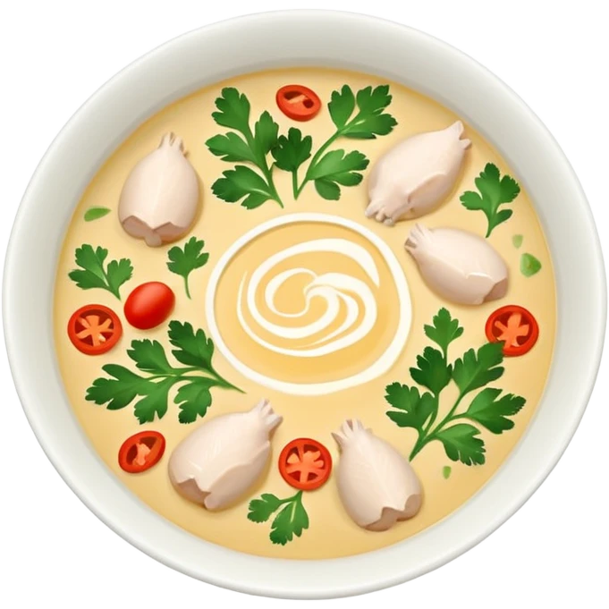 thai style soup without shrimps emoji