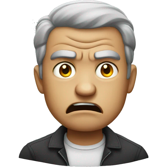 angry man emoji