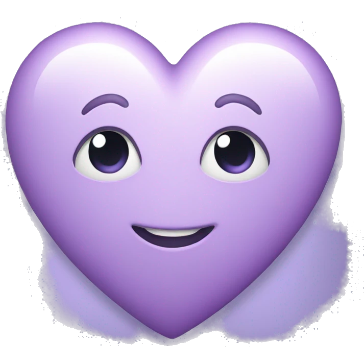 Light purple heart emoji