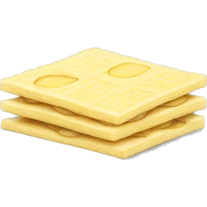 Create wafer with banana emoji