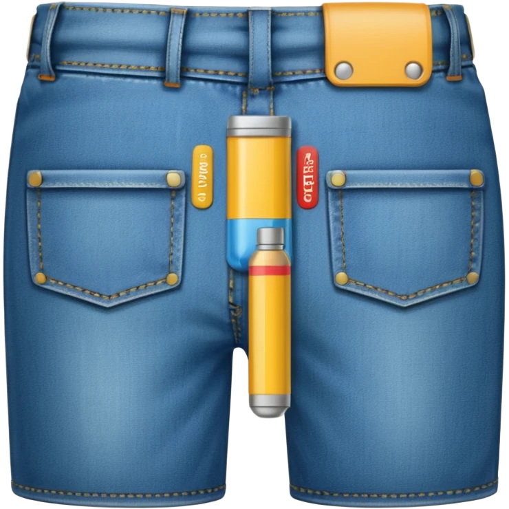 EpiPen in back jeans pocket emoji