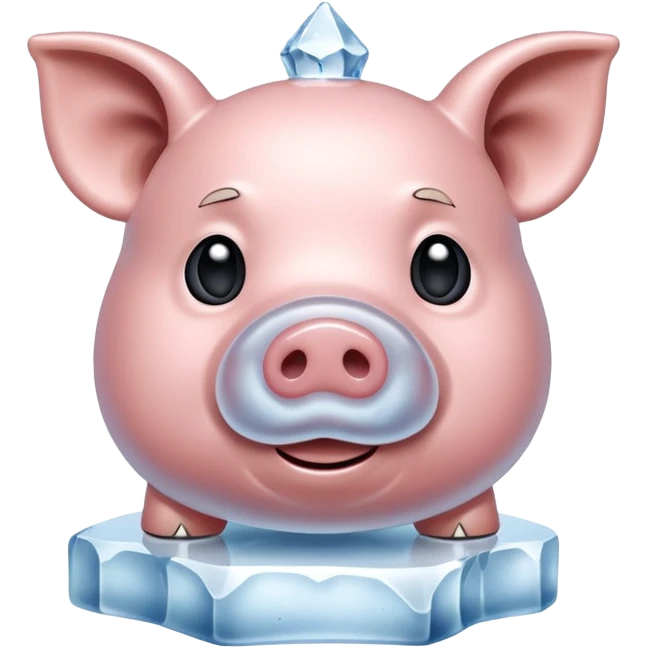 Break the ice pig emoji