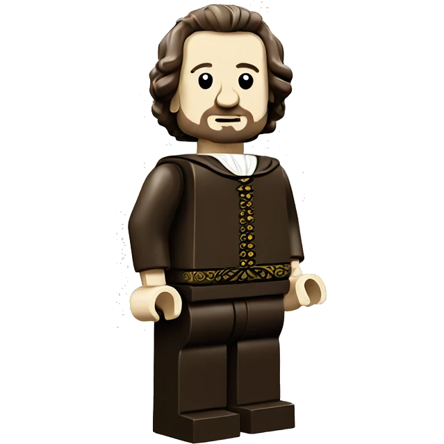WILLIAM SHAKESPEARE lego full body emoji
