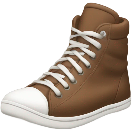 brown sneakers emoji