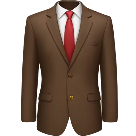 brown suit jacket emoji