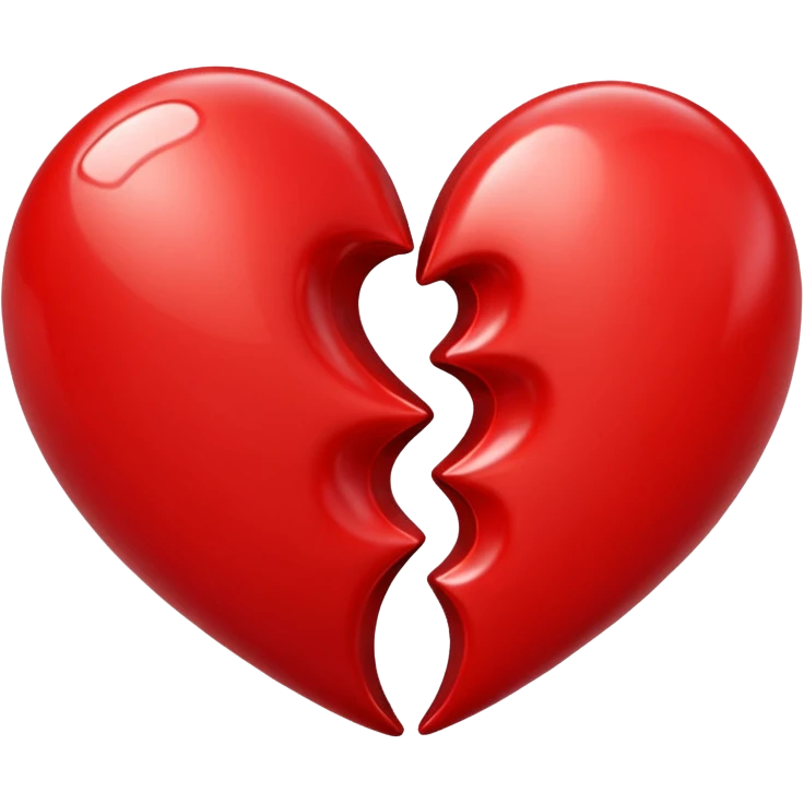 two hearts of different sizes next to each other emoji