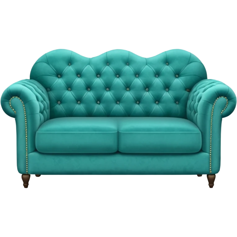 teal couch long emoji