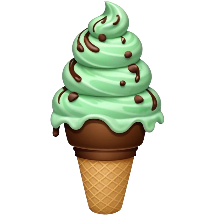 mint chocolate chip emoji