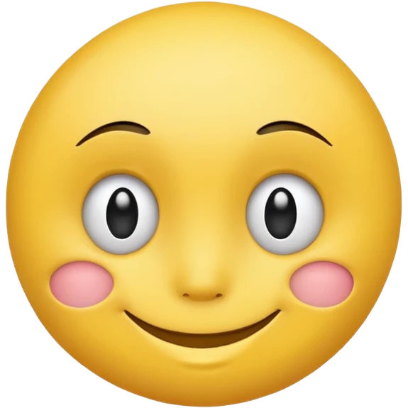 Side eye with smiley face emoji