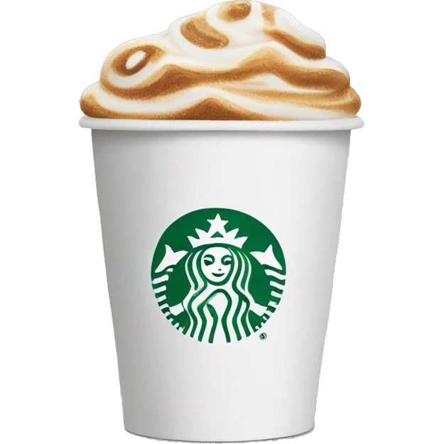 Starbucks coffee cup emoji