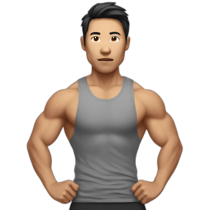 Asian CrossFiter Gesturing No emoji
