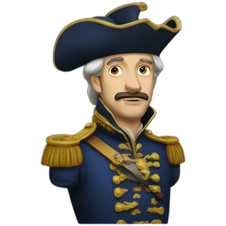 The French Rebelling Against the King emoji