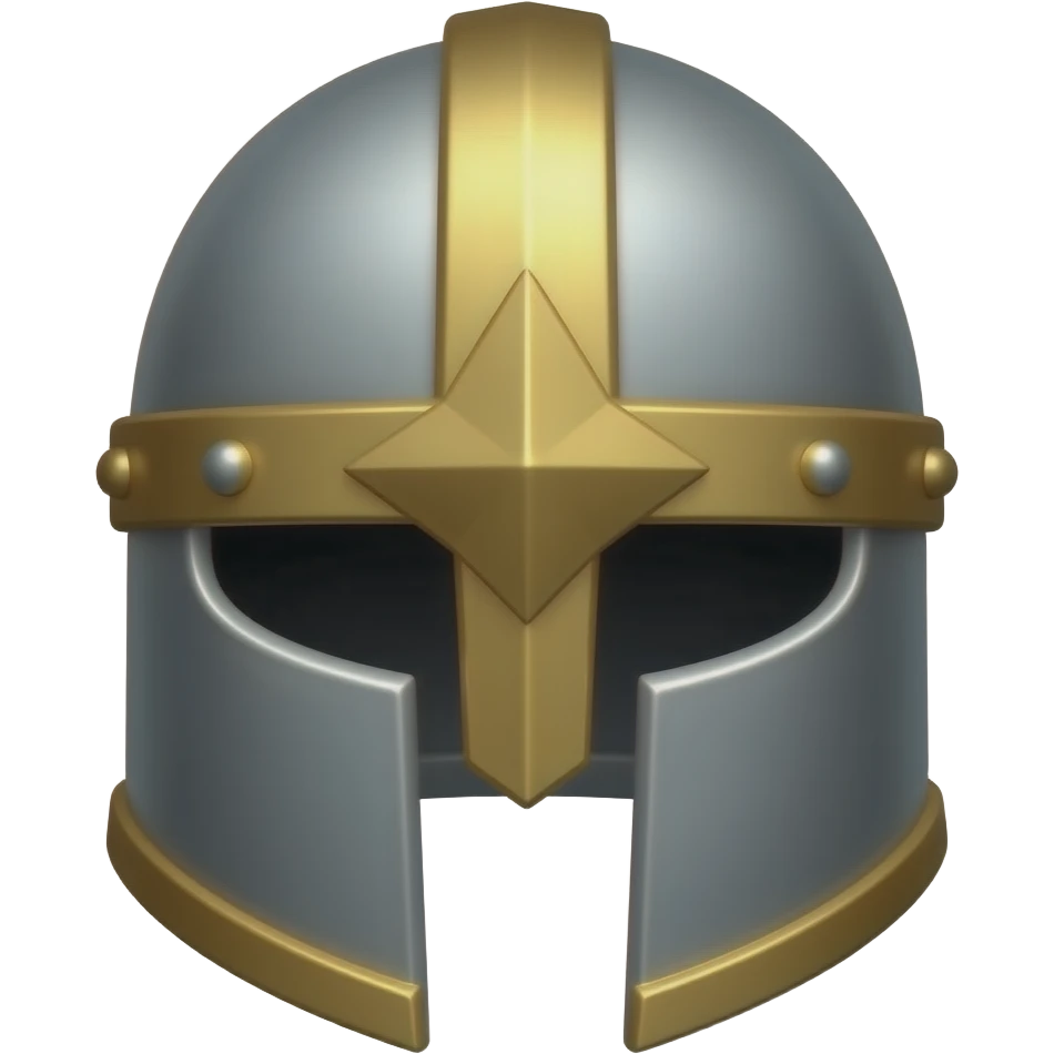 средневековый шлем memoji emoji