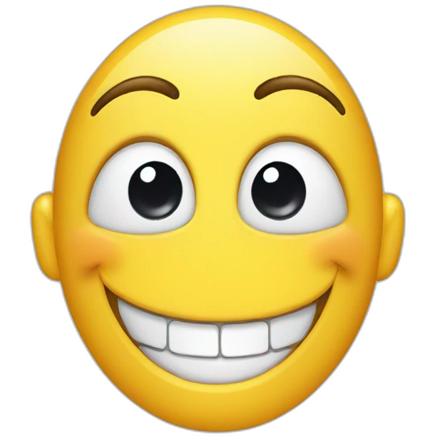 Laughing emoji with open eyes  emoji