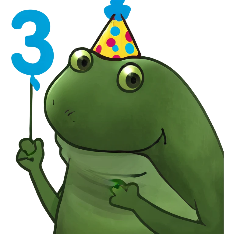 number 33 in a balloon emoji