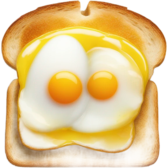 Egg on toast emoji