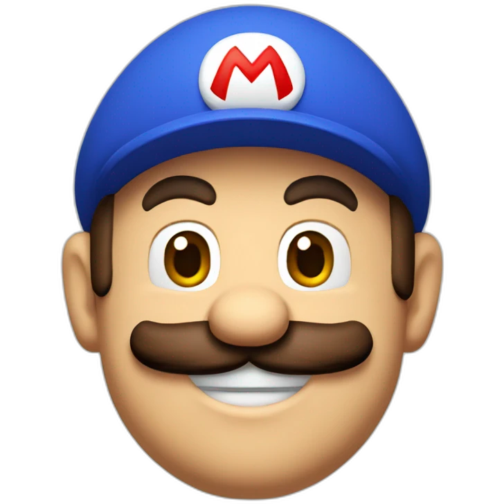 Mario from Mario bros emoji