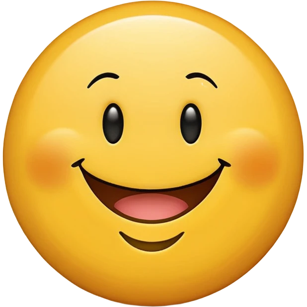 yellow circle smily with thanks message emoji