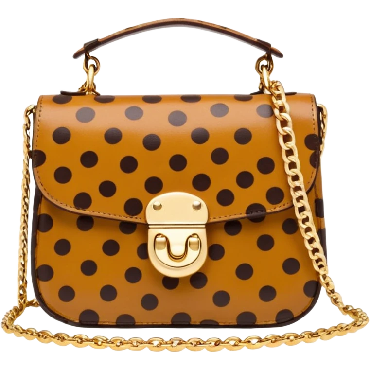 brown cheetah printed 2000s bag emoji