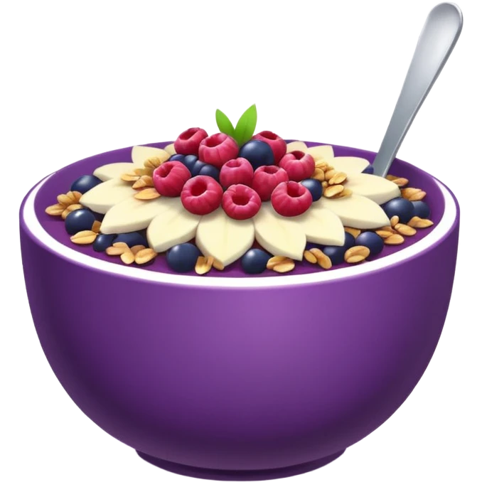 Acai bowl emoji