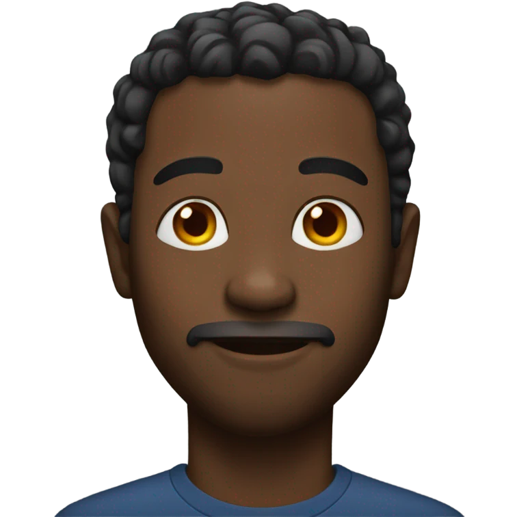 black man emoji