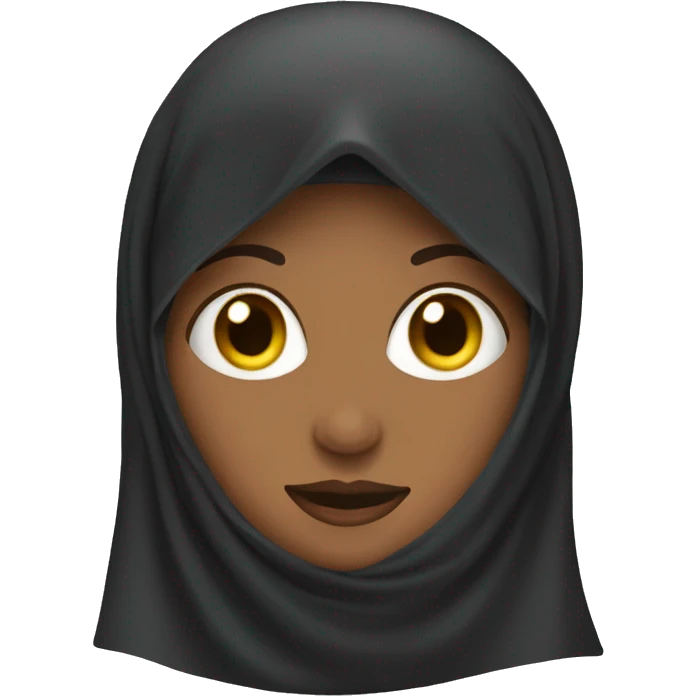 Woman with a burqa emoji