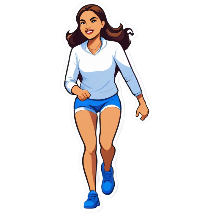 Mujer blanca pelinegra sacando el dedo  emoji