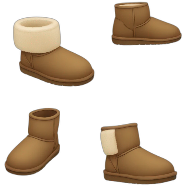 house shoe ugg emoji