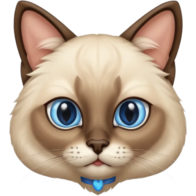Can you generate a Siamese cat emoji emoji