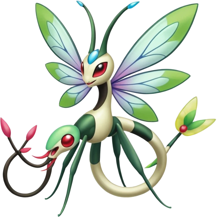 Pheromosa-Cresselia-Flygon-Meloetta-Pokémon-fusion  emoji