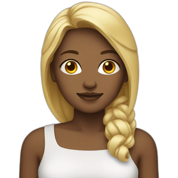 white woman SHOWS PEACE emoji