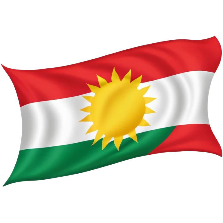 Kurdish flag emoji