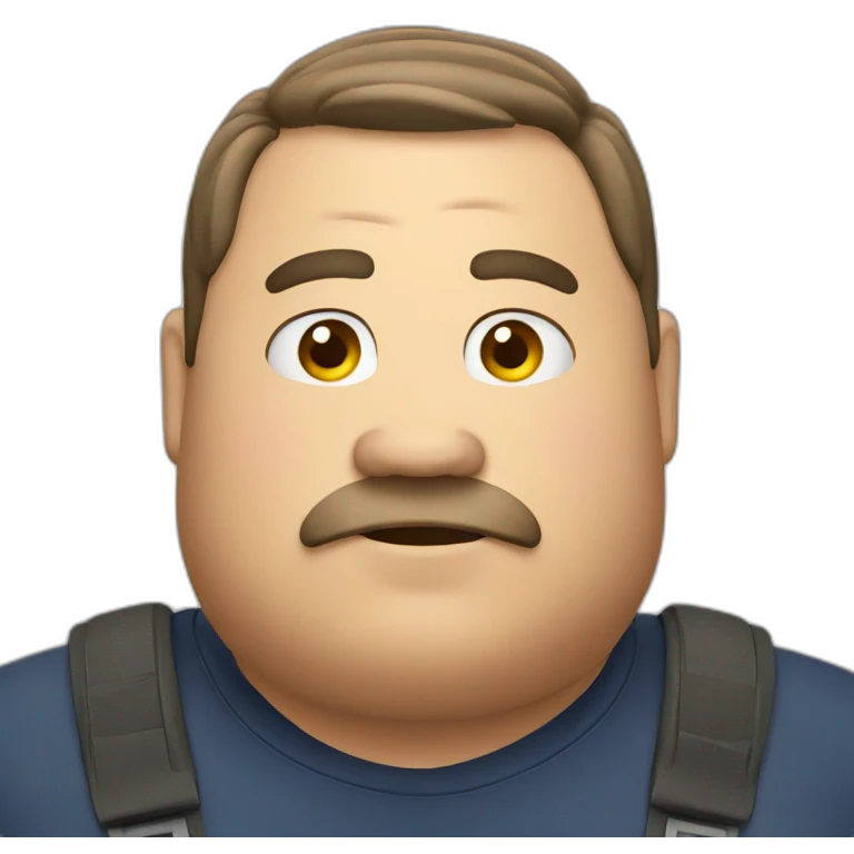 Fat men emoji