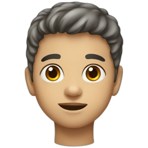 Niño con cabeza grande emoji