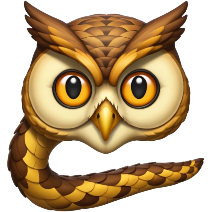 serpente gufo emoji emoji