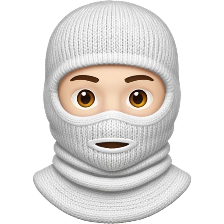 white balaclava emoji