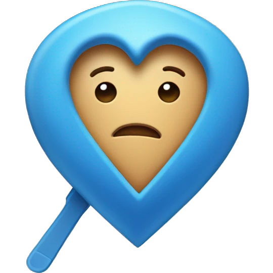 Words "one click home" with blue heart emoji