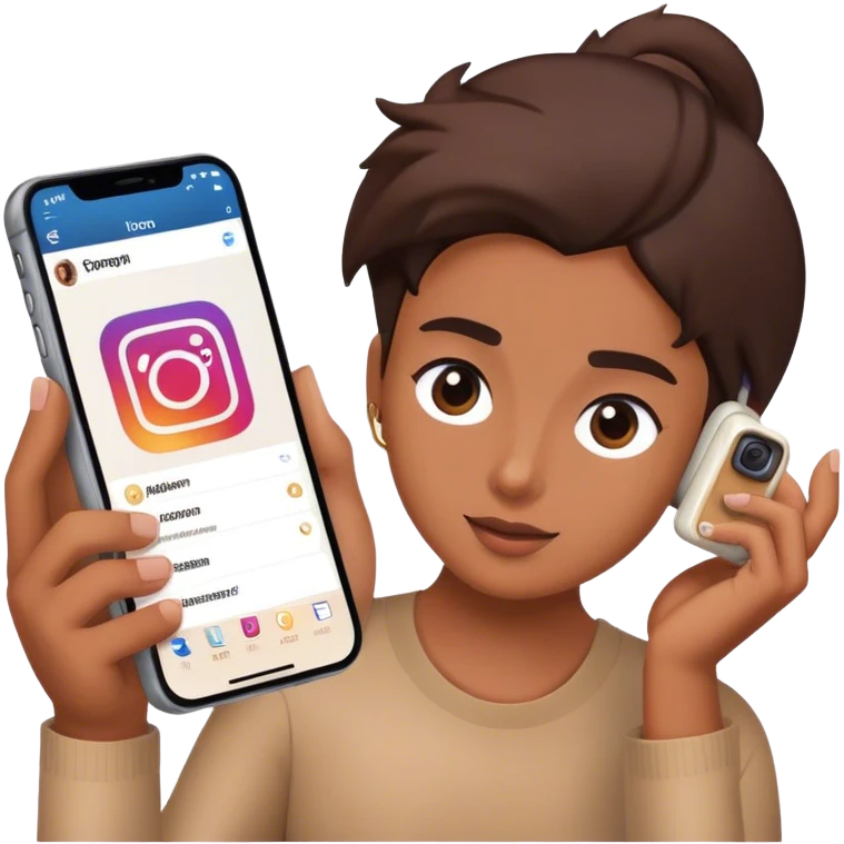instagram no celular emoji