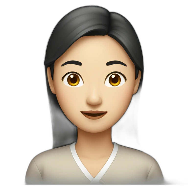 asian lady emoji