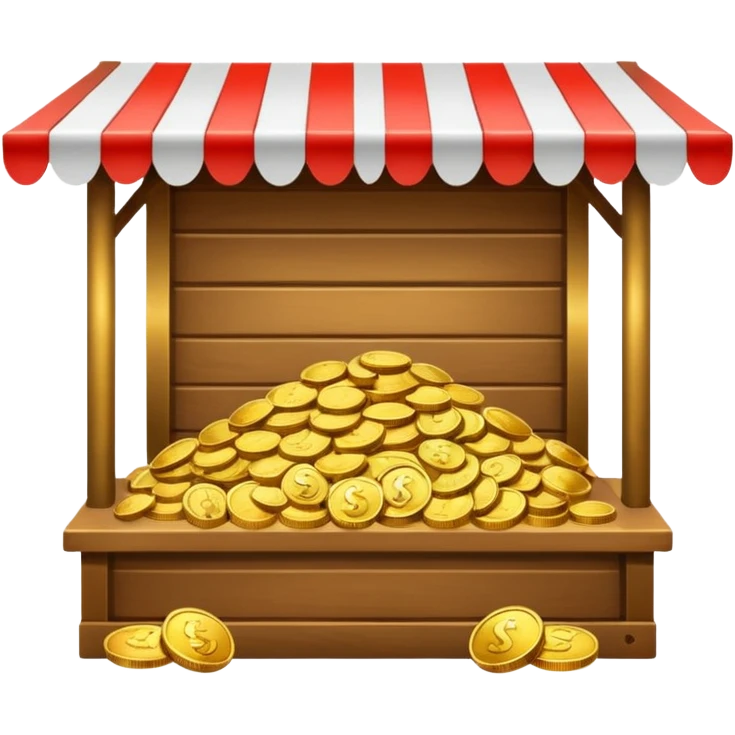 Stalls with Coins  emoji