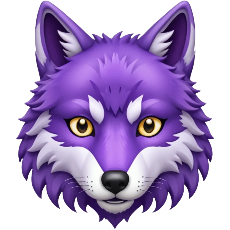 purple wolf head emoji