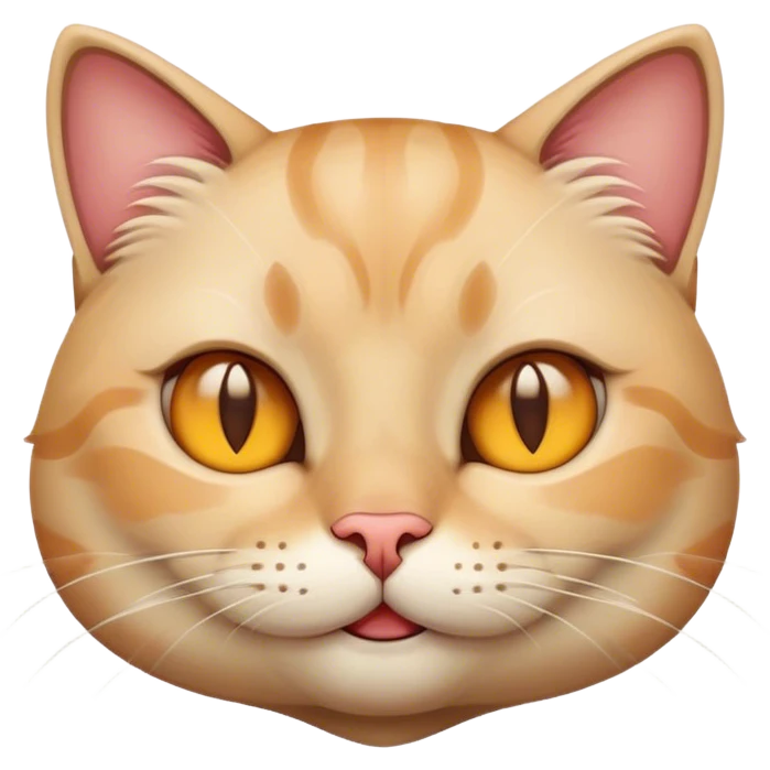 A cat smirking emoji