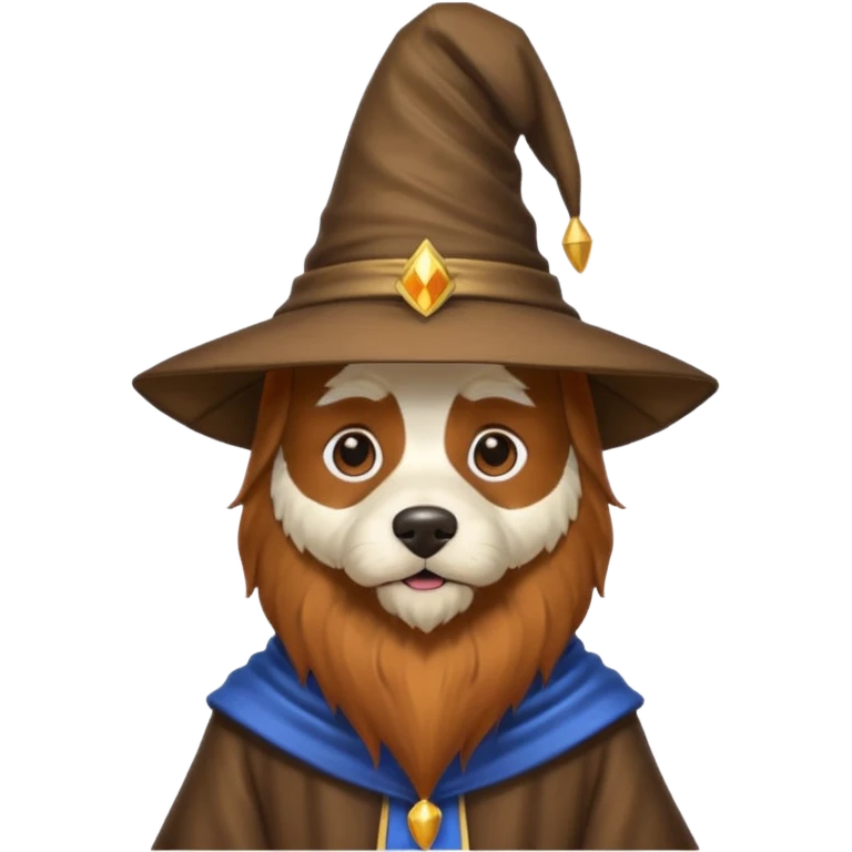 Dog wizard emoji