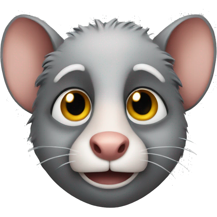 Possum faced man emoji