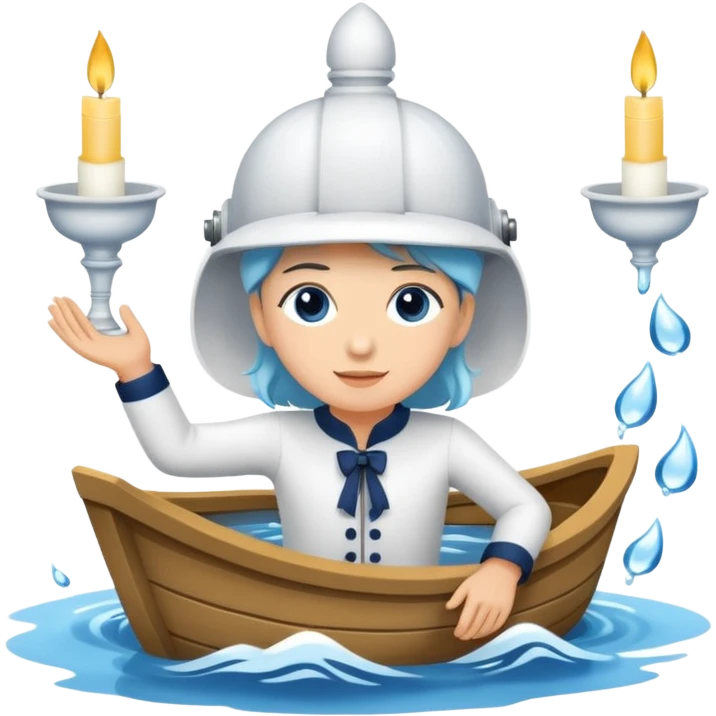 Yate blanco emoji