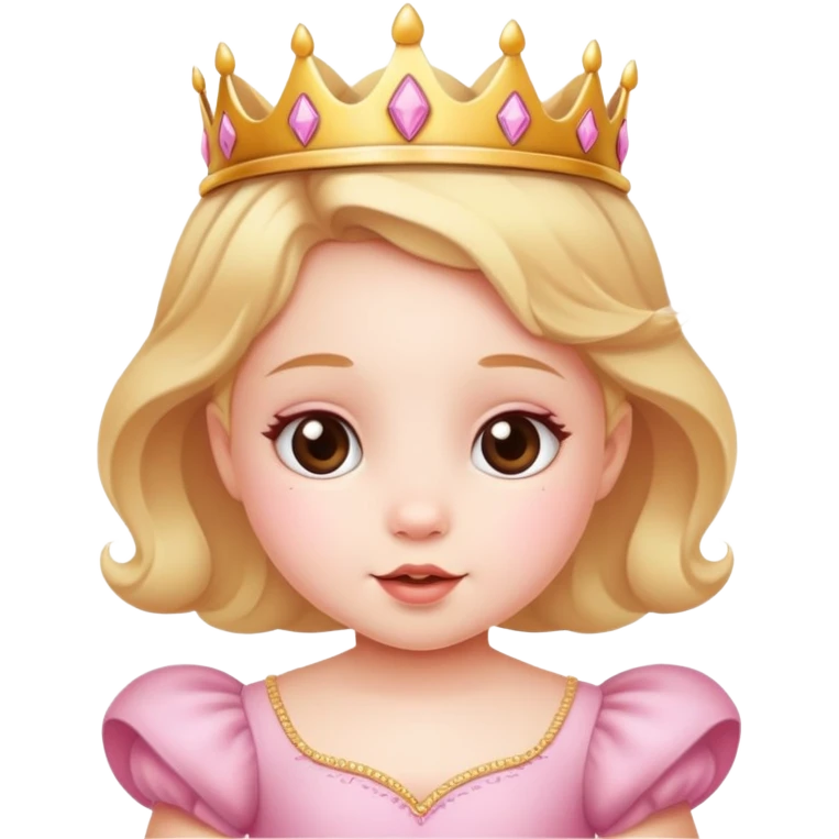 Sweet baby princess emoji