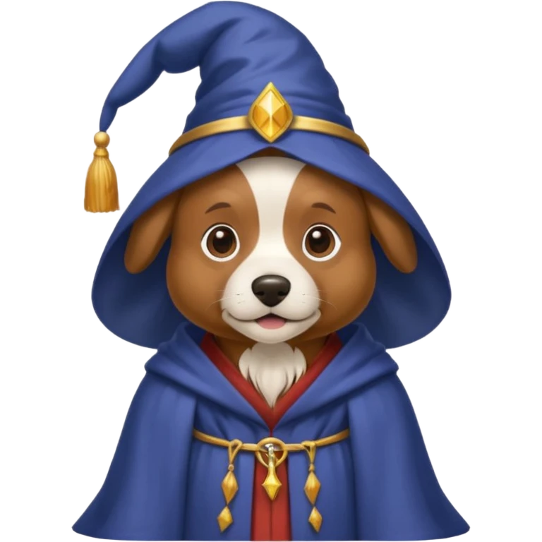 Dog wizard emoji