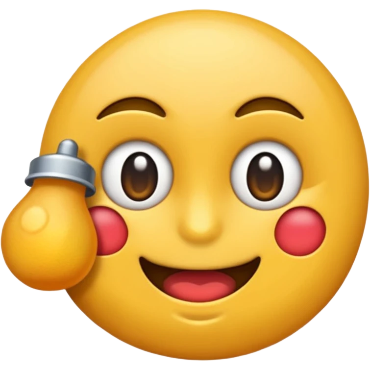 Emoji pervertita con sborra in bocca emoji